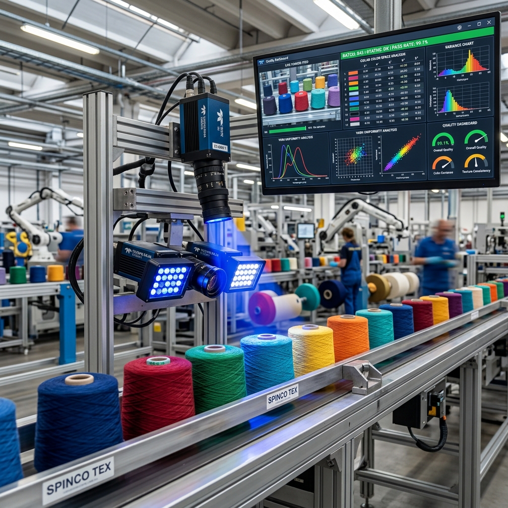 Textile & Yarn Machine Vision Inspection System